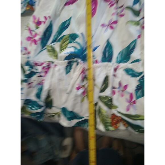 Blue Island Bathing Suit Cover Up Boho Nwt Size Small Floral Multicolor - Picture 8 of 9